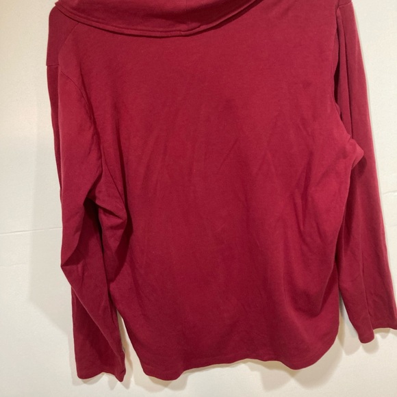 LL bean XL red maroon long sleeve - Picture 6 of 8